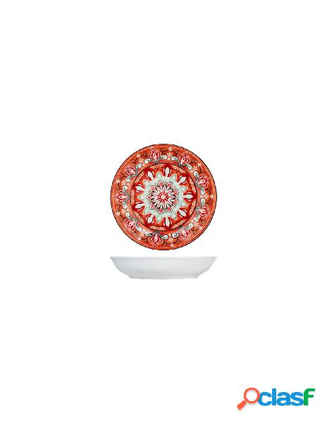 Cpo - piatto fondo cpo 9646502 jaipur rosso multicolor