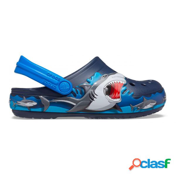 Crocs fun lab shark lights clog k