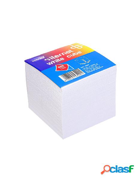Cubo 9x9x9cm 800 fogli bianchi semplici (non adesivi)