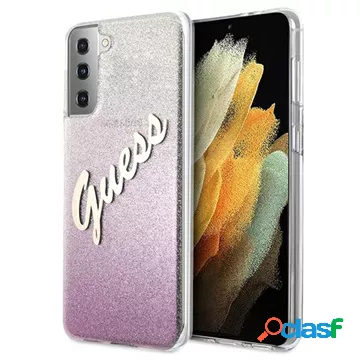 Custodia Guess Glitter Gradient Script per Samsung Galaxy