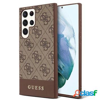 Custodia Ibrida Guess 4G Stripe per Samsung Galaxy S23 Ultra