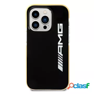 Custodia Ibrida Mercedes-AMG Vertical Logo per iPhone 14 Pro