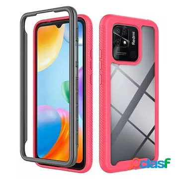 Custodia Xiaomi Redmi 10C serie 360 Protection - Rosa caldo