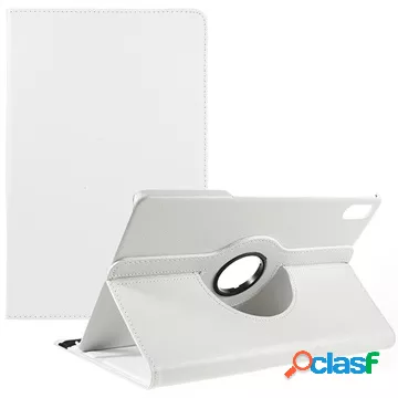 Custodia a libro rotante Lenovo Tab P12 Pro 360 - bianca