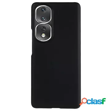 Custodia in Plastica Gommata per Honor 80 Pro - Nera