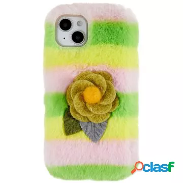 Custodia in TPU 3D Plush Inverno peloso per iPhone 14 -