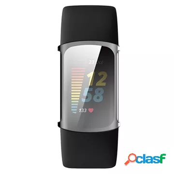 Custodia in TPU Enkay per Fitbit Charge 5 - Trasparente