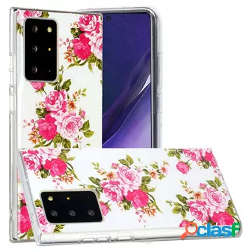 Custodia in TPU per Samsung Galaxy Note20 Ultra Glow in the