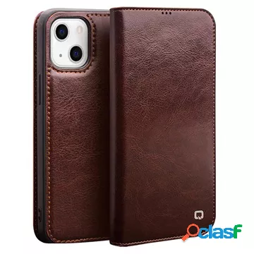 Custodia in pelle a portafoglio mini Qialino Classic per
