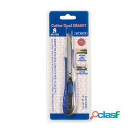 Cutter Dual System SX 6601 - larghezza lama 9 mm - Artiglio