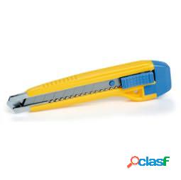 Cutter con bloccalama Premium - 18 mm - 2 lame incluse -