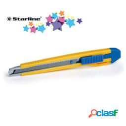 Cutter con bloccalama Premium - 9 mm - 2 lame incluse -
