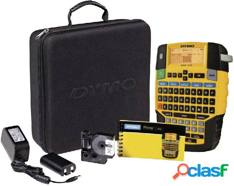 DYMO RHINO 4200 Kit Etichettatrice Adatto per nastro: IND 6