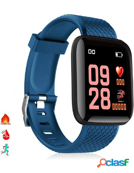 Dam smart watches - dam braccialetto intelligente id116 blue