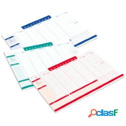 Desk planner Monocromo - da scrivania - 42 x 29,5 cm -