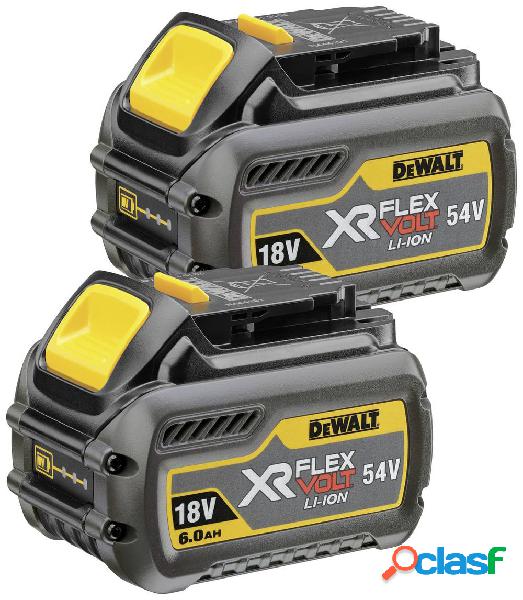 Dewalt DCB546T2-XJ Batteria per elettroutensile 6.0 Ah