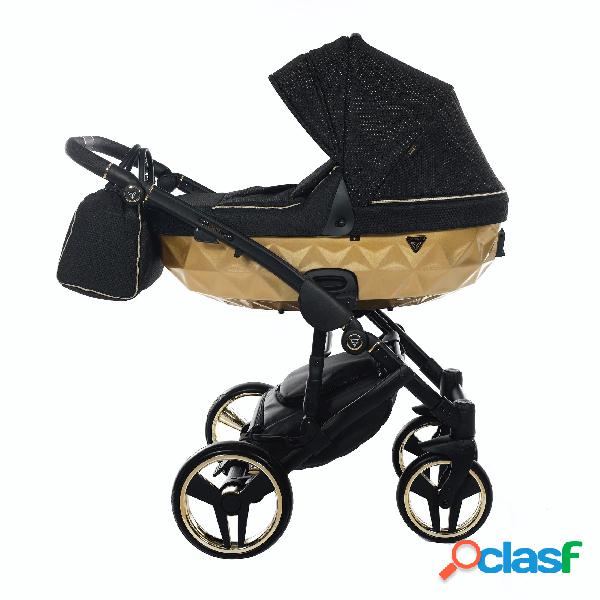 Diamond Mirror Satin V2 2 in 1 Nero Navicella Oro Telaio