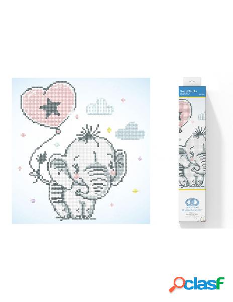 Diamond dotz - diamond intermediate elephant