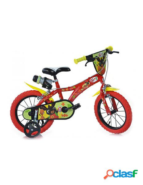 Dino bikes - bici 14" bing gomme gonfiabili 2 freni