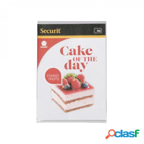 Display PortamenU a L - 10,5x15 cm (A6) - Securit