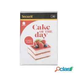 Display PortamenU a L - 10,5x15 cm (A6) - Securit (unit