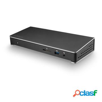 Dock thunderbolt 3 con lettore sd per doppio schermo - dual