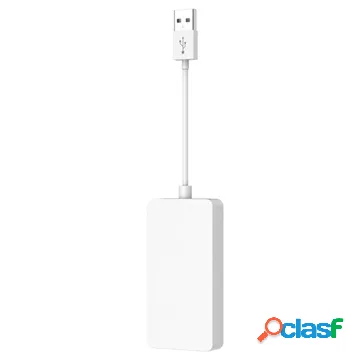 Dongle USB cablato CarPlay/Android Auto - Bianco
