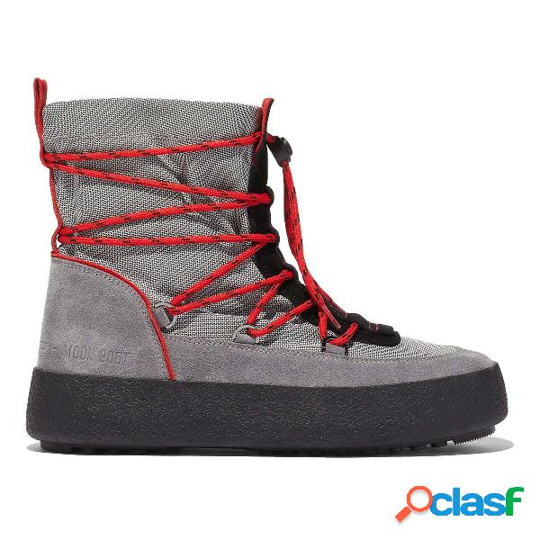 Doposci Moon Boot Mtrack Sport (Colore: grey-red, Taglia: