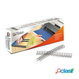 Dorsi spirale - metallo - 34 anelli passo 3:1 - 11 mm -