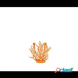 Driade Srl Tenochtitlan Mini Candelabro In Fusione Arancione