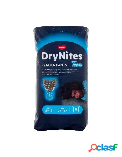 Drynites 8-15 anni boy 27-57kg pz.9 pannolino notte huggies