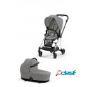 Duo Cybex Platinum Mios 3 Telaio Chrome Black Manhattan Grey
