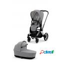 Duo Cybex Platinum Priam 4 Telaio Chrome Black Manhattan