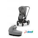 Duo Cybex Platinum Priam 4 Telaio Rosegold Manhattan Grey