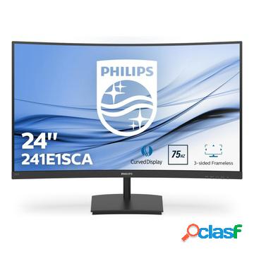 E line 241e1sca/00 23.6" full hd lcd curvo 75hz nero