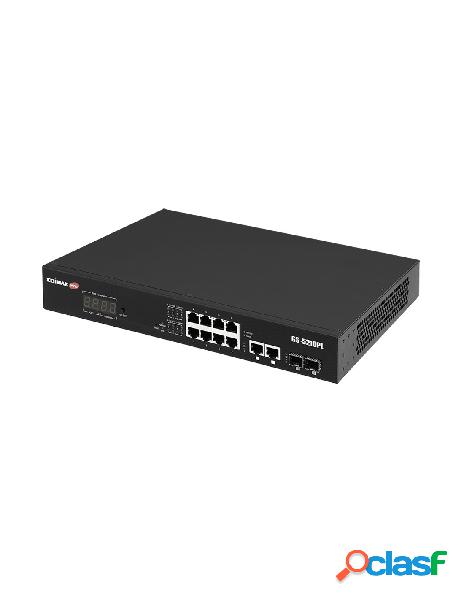 Edimax - smart switch web a lungo raggio 12 porte gigabit