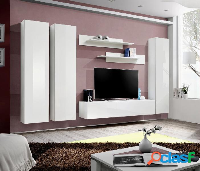 Edvige - Parete soggiorno salotto componibile design moderno