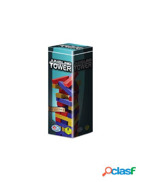 Eg classici jumbling tower colorata in legno
