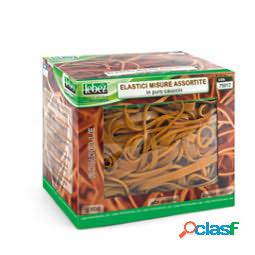 Elastici - caucciU - misure assortite - Lebez - scatola da