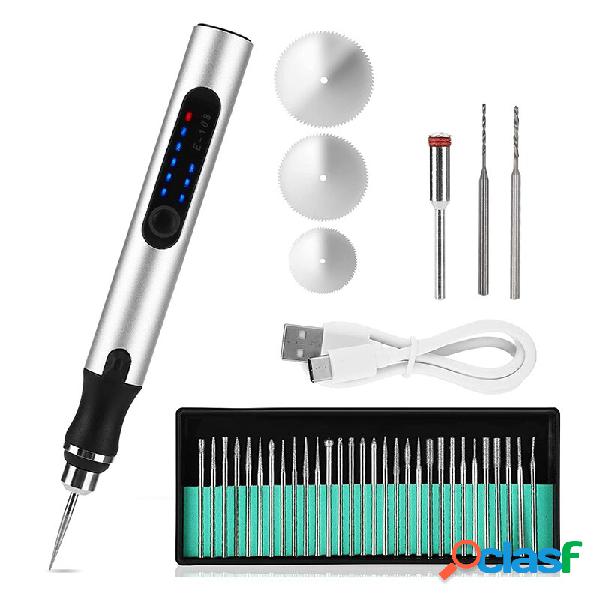 Electric Engraving Pen Kit Portable Mini Nail Rig Tool DIY