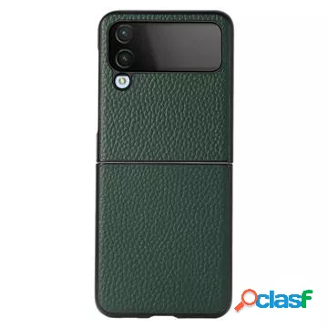 Elegante custodia in pelle per Samsung Galaxy Z Flip4 -