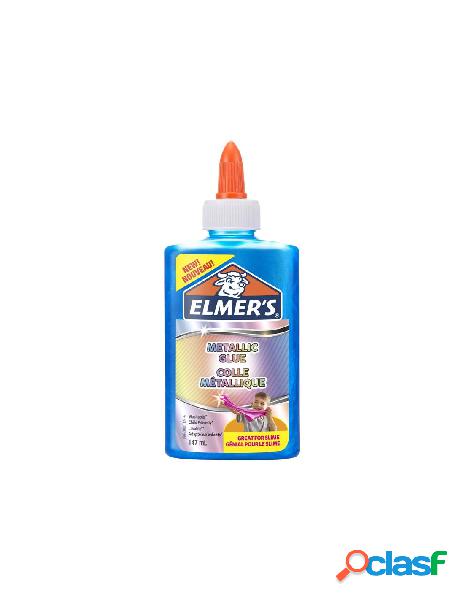 Elmers colla liquida colore blu metallizzato flacone da 147