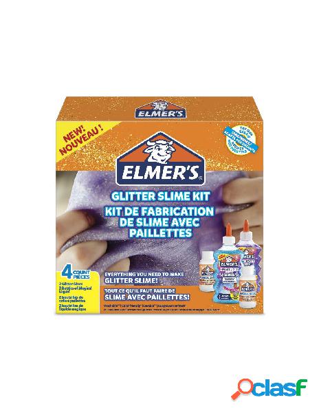 Elmers glitter slime kit: contenente 2 flaconi di colla