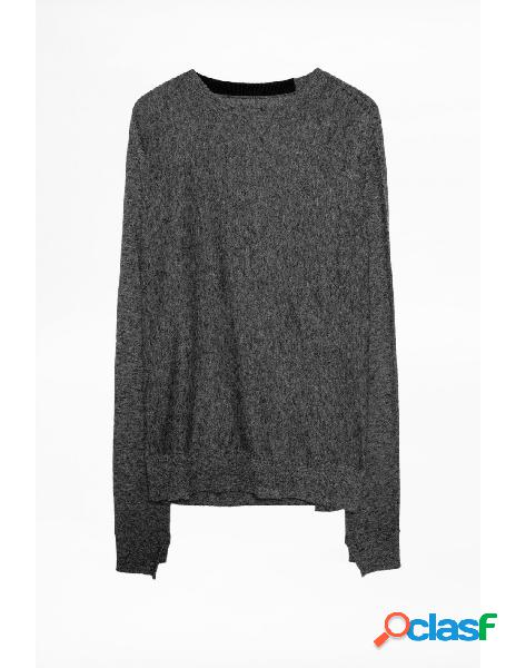 Energizer - zadig&voltaire maglia donna crispy grigio taglia