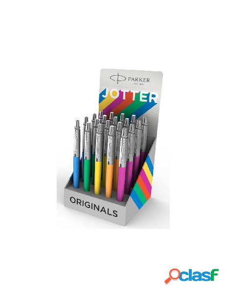 Espositore jotter plastic con 20 penne assortite 4 per