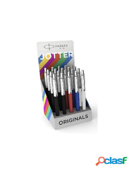 Espositore jotter plastic con 20 penne assortite per colore