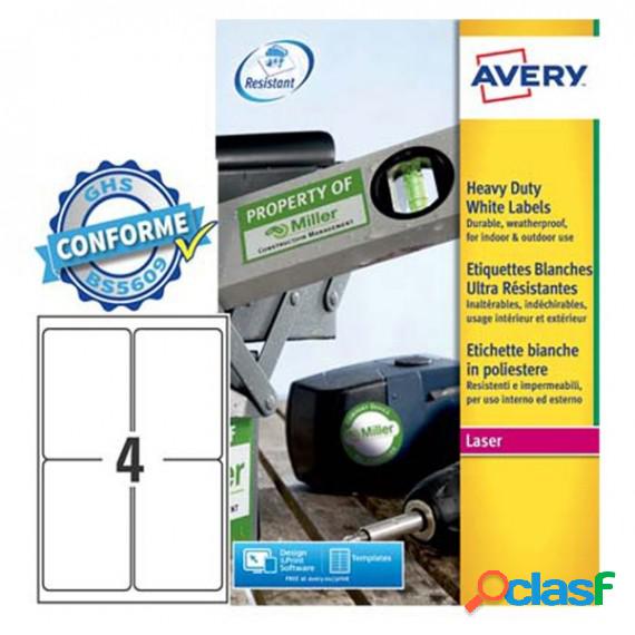 Etichetta in poliestere L4774 - adatta a stampanti laser -