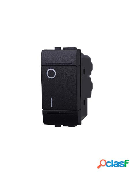 Ettroit - ettroit interruttore bipolare 0-1 16a colore nero