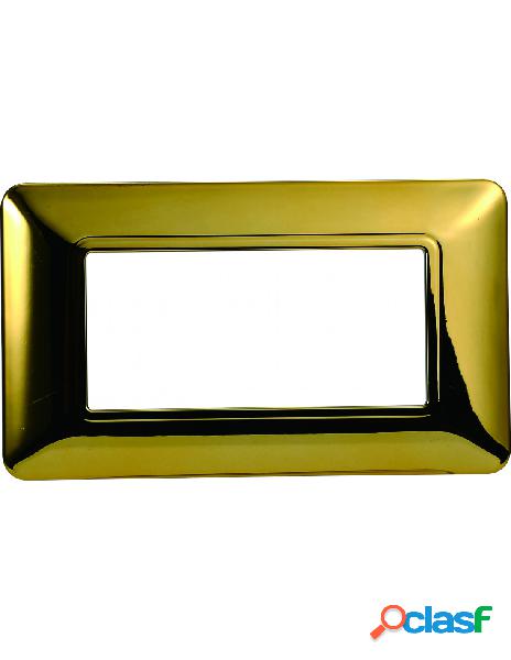 Ettroit - ettroit placca plastica serie solar 4p colore oro