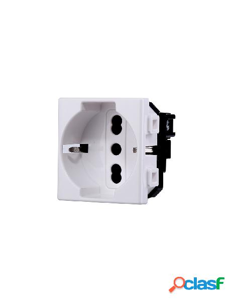Ettroit - ettroit presa schuko 2p+t 16a colore bianco
